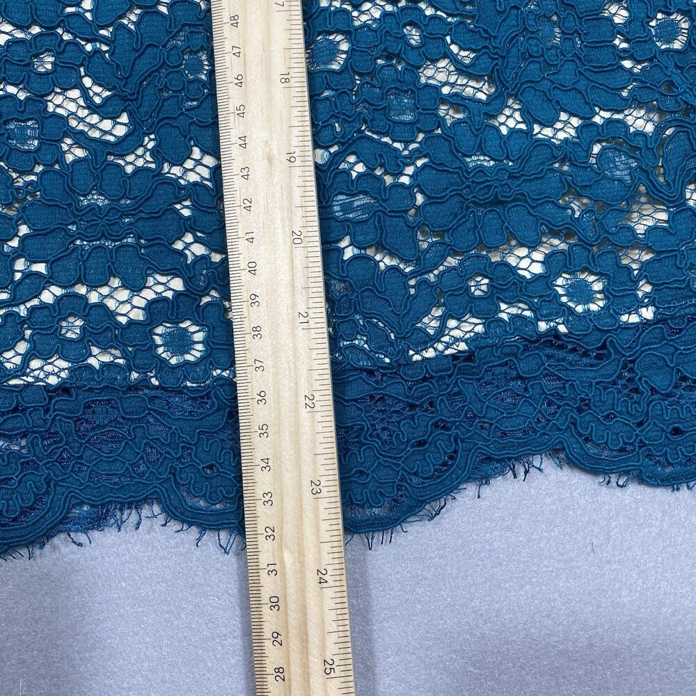 House of CB London Peacock Blue Lace Lareina Skirt Small NWT Spring Break Event - Picture 13 of 14